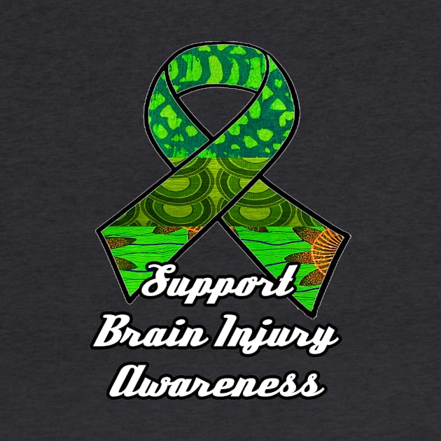 Support Traumatic Brain Injury Awareness by artbyomega